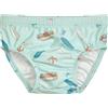 Playshoes Pannolino da nuoto unisex per neonati, pannolino da nuoto per bambini, Surf Bus, 62-68