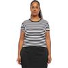 Urban Classics Maglietta da Donna a Righe T-Shirt, Bianco, XXL