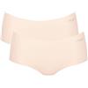 Sloggi Zero Microfibre 2.0 Short 2p Underwear, Angora, M (Pacco da 2) Donna