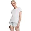 Urban Classics Ladies Basic Box Tee T-Shirt, Bianco, S Donna