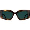 KARL LAGERFELD Women's Sunglasses KL6206S - Tortoise/Black with Solid Petrol Lens