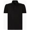 Emporio Armani Embroidery Logo Polo Beachwear Uomo, Nero, XXL