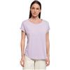 Build your Brand Ladies Long Slub Tee, Maglietta da Donna a Maniche Corte, in Cotone, Disponibile in Diversi Colori, Taglie XS-5XL, Lilla, XL