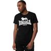 Lonsdale Maglietta da Uomo, vestibilità Normale, ST. ERNEY, Nero, 4XL, Nero, 4XL