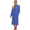 Lady Olga Vestaglia lunga da donna in morbido pile, taglie UK dalla 10 alla 24, vestaglia con cerniera frontale e tasche, rosa, 22-24