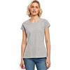 Build Your Brand Maglietta da Donna Basic Tee, Grigio, XXXXL