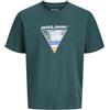 JACK & JONES Jjperry Tee SS Crew Neck, Blazer Blu Marine, XL