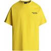 Pepe Jeans T-Shirt da Uomo con Logo Reflect, Giallo (Giallo), XXL