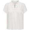 JdY Lima Life S/S Top Wvn Noos Camicia da Donna, Bianco, 46