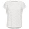 Only ONLSMILLA S/S Top Jrs Noos T-Shirt, Bianco (Cloud Dancer), M Donna