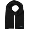 JACK & JONES Sciarpa in Maglia Uomo Elegante Accessorio Collo Morbido Caldo Stile Classico Scialle Invernale, Colore:Nero, Größe Accessoires:One Size