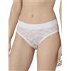 sloggi Donna Go Allround Lace Midi, Bianco, Taglia unica
