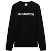 Champion Legacy - Maglietta a Maniche Lunghe da Uomo, XXL, Colore: Nero, Nero, XXL