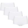 Sloggi Basic+ Maxi 4p, Slip Donna, Bianco (White), 38