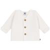 Petit Bateau A0ces, Maglione Cardigan Unisex - Bimbi 0-24, Bianco, 3 Mesi