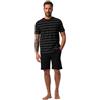 JP 1880 Pigiama da Uomo, Nero, 7XL