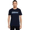 TOM TAILOR Denim Maglietta con Logo Stampato, Uomo, Blu (Sky Captain Blue 10668), M