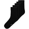 NAME IT Calzini unisex, Nero, 31-33