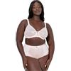 Ulla Popken Reggiseno da t-Shirt con Ferretto, Coppe B-F doppiamente Preformate Rosa 115F 812655508-115F