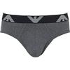 EMPORIO ARMANI Slip da Uomo Testurizzato con Fascia con, Melange/Grigio, X-Large