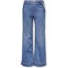 Only Jeans da Ragazza a Gamba Larga KOGMADISON Vita Alta Ampio Taglio Gamba Jeans, Media Blu Denim, 14 Anni