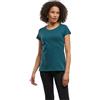 Build Your Brand Maglietta da Donna Basic, a Maniche Corte, con Scollo Rotondo, in Cotone, Disponibile in Diversi Colori, Taglie XS-5XL, Blu Oceano, XL