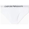 Emporio Armani Slip Uomo Essential in Cotone, Bianco, L