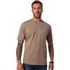 JP 1880 Maglietta da Uomo, Taglie Grandi, Taglie Forti, L-8XL, Basic, Scollo a V, Fino a 8XL 702415, Marrone/Grigio., 8XL
