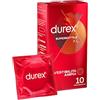 Durex SuperSottile XL, Preservativi Ultra Sottili e Extra-Large, 10 Profilattici