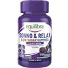 Equilibra, Melatonina in Gummies Low Sugar, 1 mg per Gummy, Vegan, Melatonina Sonno e Relax, per Favorire il Sonno, con Estratti Vegetali, a Base di Pectina, Senza Glutine, Gusto Lampone, 30 Gummies