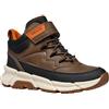 Geox J Flexyper Plus Boy, Stivale alla Caviglia, Grigio/Nero, 29 EU