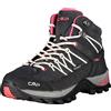 CMP Rigel Mid Wmn Trekking Shoes Wp, Scarpe da trekking Donna, B Blue Giada Peach, 42 EU