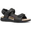 Geox U SPHERICA EC5 B, Sandalo Sportivo Uomo, Dk Coffee, 39 EU