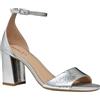 Geox D New ERAKLIA 80 A, Sandalo con Tacco Donna, Silver, 39.5 EU
