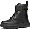 Geox D Lamidie + Grip ABX, Stivale alla Caviglia Donna, Nero, 35 EU