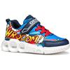 Geox J WROOM Boy D - Scarpe da Ginnastica Bambino, Royal/Red,