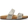 Geox Sandalo piatto da donna D BRIONIA R D, argento, 40 EU