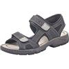 Rieker Sandali classici da uomo 26156, sandali da uomo, Nero, 41 EU