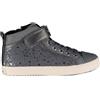 Geox J Kalispera Girl, Scarpe da Ginnastica, Grigio Scuro, 27 EU