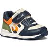 Geox B Rishon Boy A, Scarpe da Ginnastica Bimbo 0-24, Grigio, 18 EU