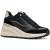 Geox Donna D SPHERICA EC13 Sneaker, Beige, 39 EU, Beige., 39 EU