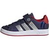 adidas Unisex - Bambini e Ragazzi Marvel Avengers Grand Court Kids Shoes, Dark Blue/Matte Silver/Better Scarlet, 31.5 EU