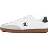 Champion Prestige Mix Material Low Sneakers, Bianco/Nero (WW001), EU43 Uomo-FW24