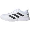 adidas Uomo Court Team Bounce 2.0 Shoes, Cloud White / Core Black / Cloud White, 44 2/3 EU