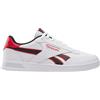 Reebok Scarpe da Ginnastica Court Advance Unisex, Bianco Nero Vectorred, 40.5 EU