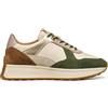 Geox Donna D Amabel Sneaker, Beige, 37 EU, Beige., 37 EU