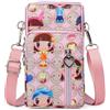 JANKS Borsetta Tracolla Donna Piccola, Mini Borsa Porta Cellulare con Crossbody Strap Phone Portafoglio Borsa A Tracolla Nylon Arm Bag