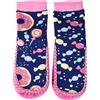 Playshoes Pantofole da Cottage Unisex - Bambini e ragazzi, Blu/Rosa (Dolci), 22/23 EU