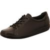 ECCO Soft2.0, Scarpe Stringate Basse, Donna, Nero (Black With Black Sole 56723), 36 EU