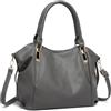 Miss Lulu Borsa Nero Donna Grande con Tracolla Regolabile, Tote Bag Impermeabile Pelle PU, per Lavoro, Scuola, Università e Viaggio
